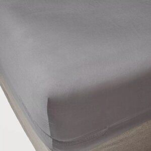 Casaluna Temp Balancing Dark Metal Gray Queen Fitted Sheet 60" x 80" & 18" Deep